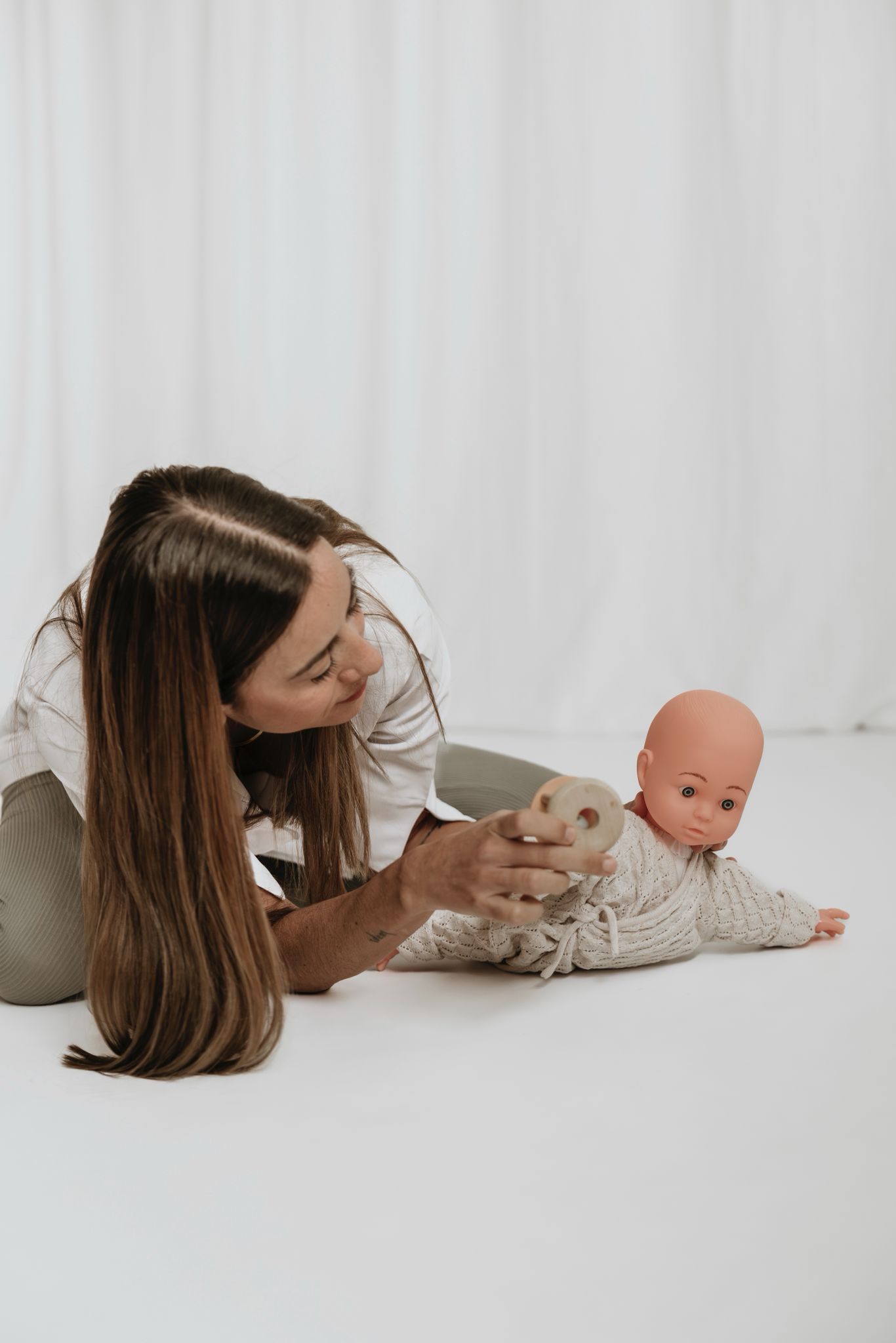 Sesión de osteopatía pediátrica